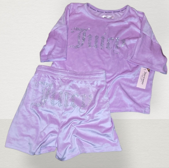Juicy Couture Other - Juicy Couture y2k style velour set pink Large